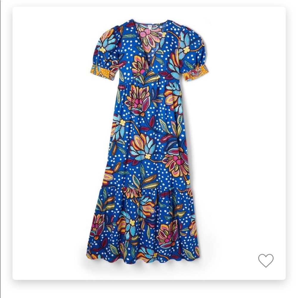 Tabitha Brown Target blue and orange dress